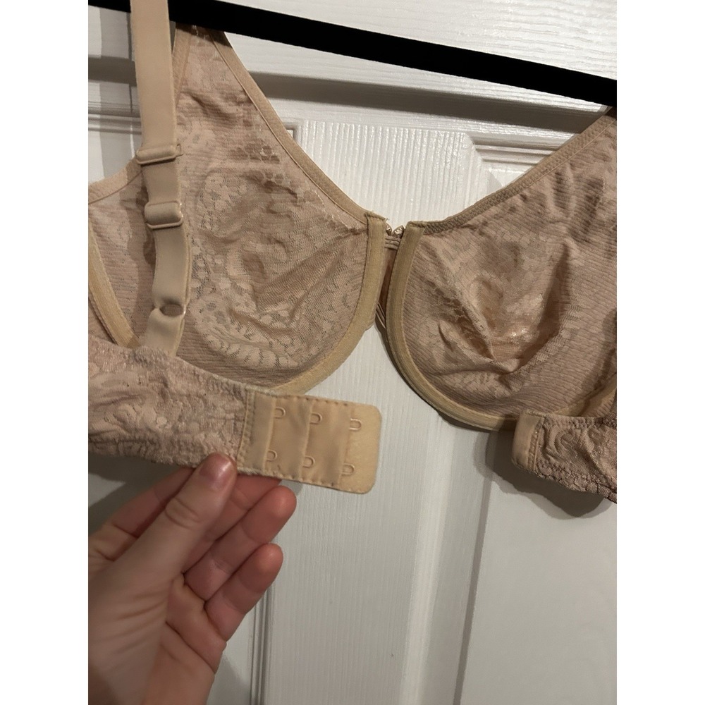 Wacoal Bra 38D Halo Lace Under Wire Unlined Full Coverage lingerie Style 851205 - Picture 9 of 15